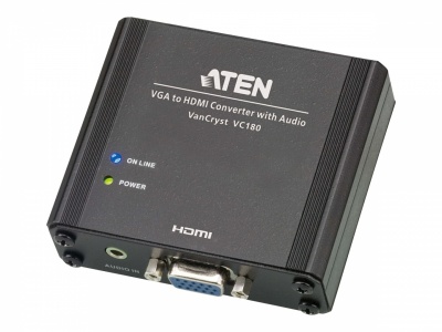 Aten | VGA/Audio to HDMI Converter | VC180-AT-G