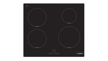 Bosch Hob | PIE611BB5E | Induction | Number of burners/cooking zones 4 | Touch | Timer | Black | Display