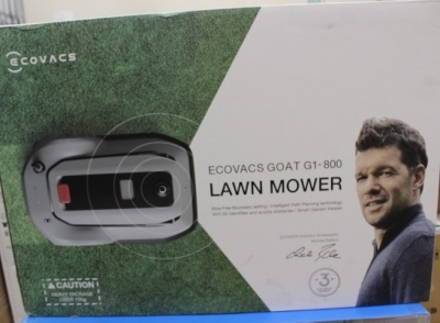 SALE OUT. Ecovacs | Lawn Mower | GOAT G1-800 | Mowing Area 800 m² | WiFi APP Yes | Maximum Incline 45 % | Waterproof IPX4 | 59 dB | 4000 mAh | DAMAGED PACKAGING, UNPACKED