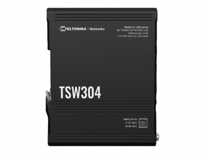Teltonika DIN Rail Switch | TSW304 | Unmanaged | Wall-mountable