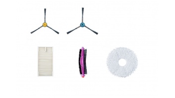 Midea Spare Parts Kit for V12: 6x Side brushes, 2x Roller brushes, 3x HEPA Filters, 4x Mops, 3x Dust Bags