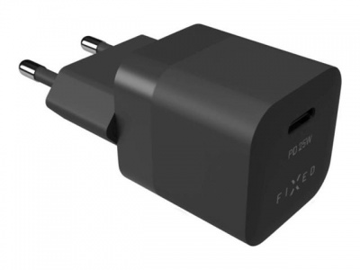 Fixed | Mini USB-C Travel Charger, 25W | FIXC25M-C-BK