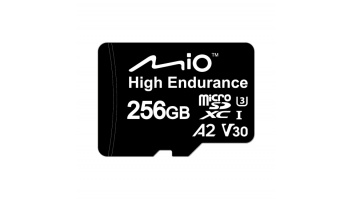 Mio High-Endurance | 256 GB | MicroSD | Flash memory class UHS-I