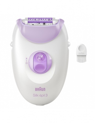 Braun Epilator | SE3-000 Silk épil 3 | Number of power levels 2 | White/Purple