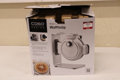 SALE OUT. Caso WaffleUp Waffle Maker, 800 W, Stainless Steel, DAMAGED PACKAGING | Caso WaffleUp | Waffle Maker | 800 W | Number of pastry 1 | Waffle | Silver | USED, DIRTY, SCRATCHED, MISSING  SPATULA