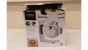 SALE OUT. Caso WaffleUp Waffle Maker, 800 W, Stainless Steel, DAMAGED PACKAGING | Caso WaffleUp | Waffle Maker | 800 W | Number of pastry 1 | Waffle | Silver | USED, DIRTY, SCRATCHED, MISSING  SPATULA