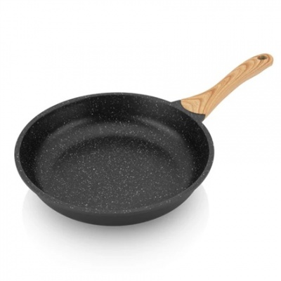 ETA | Pan | ETA692990000 TITANIUM II | Universal | Diameter 28 cm | Electric, induction, gas, glass ceramics | Suitable for induction hob | Fixed handle | Black