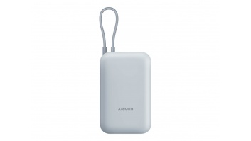 Xiaomi Power Bank (Integrated Cable) | 10000 mAh | USB-A/USB-C/USB-C cable | Ice Blue