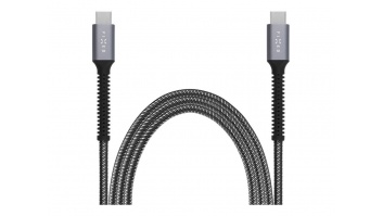 Fixed | Armor Cable USB-C/USB-C, 1.2 m, 240W | FIXDA-CC12-GR