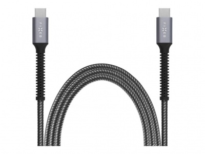 Fixed | Armor Cable USB-C/USB-C, 2 m, 240W | FIXDA-CC2-GR
