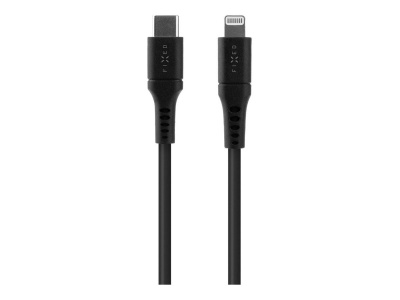 Fixed | Liquid Silicone Cable USB-C/Lightning, 1.2m | FIXDLS-CL12-BK
