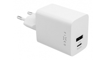 Fixed Mini USB-C/USB Travel Charger 45W | FIXC45M-CU-WH