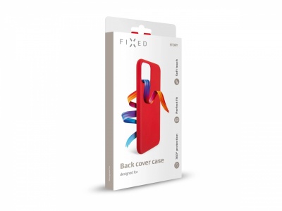 Fixed Story | Back cover | Apple | iPhone 16 Pro | Rubberized | Red