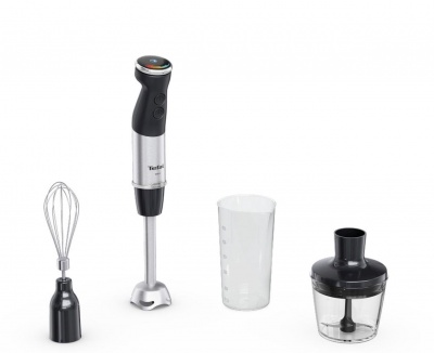 TEFAL | Hand Blender | Quickchef+ HB673830 | Hand Blender | 1000 W | Number of speeds 20 | Turbo mode | Black/Stainless Steel