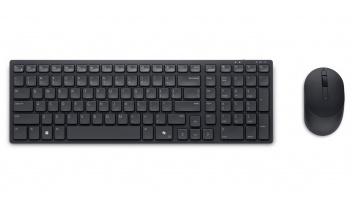 Dell Silent Keyboard and Mouse | KM555 | Keyboard and Mouse Set | Wireless | Lithuanian (QWERTY) | Black | 2.4 GHz, Bluetooth 5.1