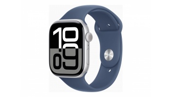Apple Watch Series 10 | Smart watch | GPS (satellite) | Always-On Retina | Waterproof | Silver
