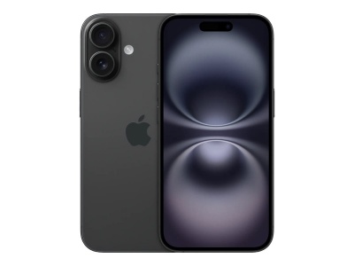 Apple iPhone 16 | Black | 6.1 " | Super Retina XDR | 2556 x 1179 pixels | A18 | Internal RAM 8 GB | 128 GB | Dual SIM | 4G | 5G | Main camera resolution 48+12 MP | Secondary camera resolution 12 MP | iOS | 18