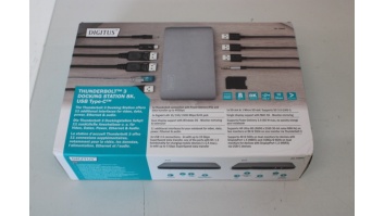 SALE OUT. | SALE OUT. Digitus | Thunderbolt™ 3 Dockingstation 8K, USB Type-C™ | Ethernet LAN | Warranty 24 month(s) | DAMAGED PACKAGING, UNPACKED