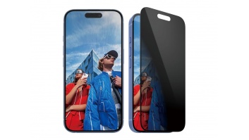 PanzerGlass Screen protector | Apple | iPhone 16/iPhone 15 | Glass | Black | Ultra-Wide Fit