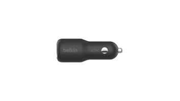 Belkin | BOOST CHARGE 42w-30w USB-C PD PPS + 12w USB-A Car Charger, | CCB005btBK