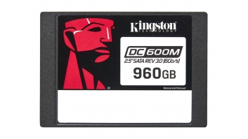 Kingston DC600M | 960 GB | SSD form factor 2.5" | Solid-state drive interface SATA Rev. 3.0 | Read speed 560 MB/s | Write speed 530 MB/s