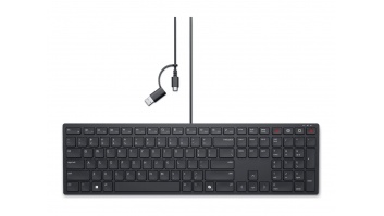 Dell | Collaboration Keyboard | KB525C | Keyboard | Wired | US (QWERTY) | Black | USB-C