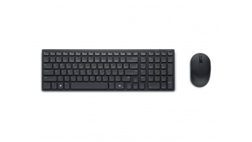 Dell | Silent Keyboard and Mouse | KM555 | Keyboard and Mouse Set | Wireless | US International (QWERTY) | Black | 2.4 GHz, Bluetooth 5.1 | Wireless connection