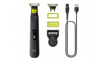 Philips Face and Body Shaver | QP6542/15 OneBlade Pro 360 | Operating time (max) 90 min | Wet & Dry | Lithium Ion | Black
