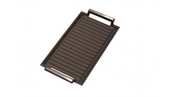 CATA | BBQ grill for induction, 22.8 x 43.2 x 3.8 cm | Black