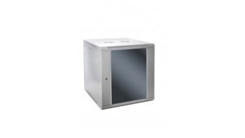 SOMI Networks | 22U, 19″ Network Wall Cabinet | 22U-60/60FPC | Gray | With Front Glass Doors; Unassembled | Depth: 60 cm
