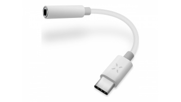 FIXED Link AdapterUSB-C/3.5mm jack, White | Fixed
