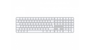 Apple Magic Keyboard with Touch ID and Numeric Keypad | Keyboard | Wireless | English | White
