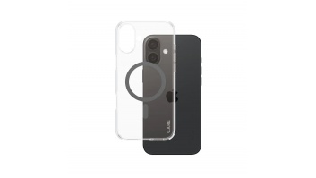 CARE by PanzerGlass Case Flagship | Back protection | Apple | iPhone 16 Plus | Recycled plastic | Transparent/Black | MagSafe