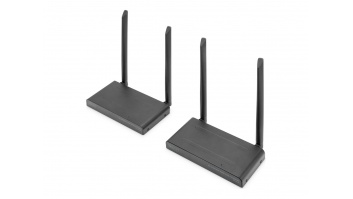Digitus 4K Wireless HDMI KVM Extender Set, 150 m | DS-55328 | Black
