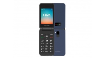 myPhone Flip | LTE | Navy Blue | 2.8 " | TFT | 48 MB | 128 MB | 3G | Bluetooth | 2.1 | USB version Type-C | Built-in camera | Main camera resolution 1.3 MP | 1000 mAh