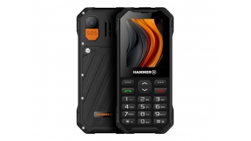 Hammer 6 LTE | Black | 2.4 " | IPS | 48 MB | 128 MB | Dual SIM | Nano SIM | 3G | Bluetooth | 2.1 | USB version Type-C | Built-in camera | Main camera resolution 2 MP | 2500 mAh