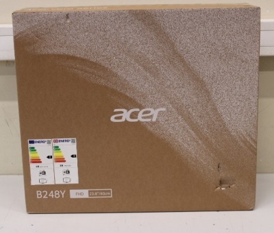 SALE OUT. Acer | Vero B8 B248YEbemiqprcuzx | 23.8 " | IPS | 16:9 | 100 Hz | 4 ms | 1920 x 1080 pixels | 300 cd/m² | HDMI ports quantity 1 | Black | Warranty 24 month(s) | DAMAGED PACKAGING