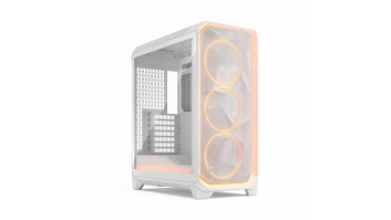 Fractal Design Meshify 3 | Ambience Pro RGB White TG Clear Tint | ATX | Power supply included No