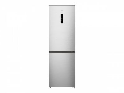 Gorenje Refrigerator | N619EAXL4 | Energy efficiency class E | Free standing | Combi | Height 186 cm | No Frost system | Fridge net capacity 207 L | Freezer net capacity 97 L | Display | 39 dB | Grey