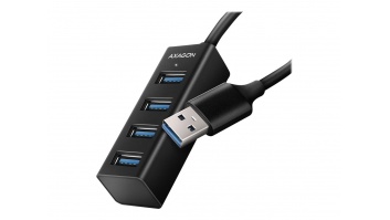 AXAGON Miniature metal four-port USB 3.2 Gen 1 hub | HUE-M1A