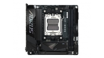 Gigabyte B850I AORUS PRO | Processor family AMD | Processor socket AM5 | DDR5 | Supported hard disk drive interfaces SATA, M.2 | Number of SATA connectors 2