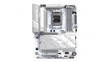 Gigabyte B850 A ELITE WF7 ICE | Processor family AMD | Processor socket AM5 | DDR5 | Supported hard disk drive interfaces SATA, M.2 | Number of SATA connectors 4