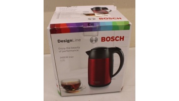 SALE OUT.  | Bosch | Kettle | DesignLine TWK3P424 | Electric | 2400 W | 1.7 L | Stainless steel | 360° rotational base | Red | DAMAGED PACKAGING