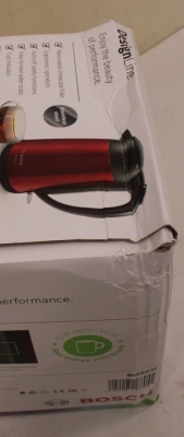 SALE OUT.  | Bosch | Kettle | DesignLine TWK3P424 | Electric | 2400 W | 1.7 L | Stainless steel | 360° rotational base | Red | DAMAGED PACKAGING