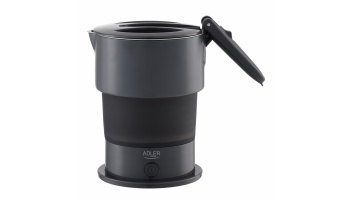 Adler Silicon Travel Kettle | AD 1377 | Travel Kettle | 600 W | 0.6 L | Silicon | Grey