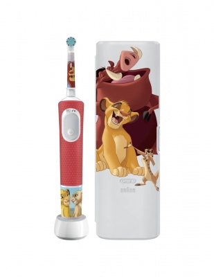 Braun | Electric Toothbrush | Vitality PRO Kids 3+ Lion King | Rechargeable | For children | Number of brush heads included 1 | Number of teeth brushing modes 2