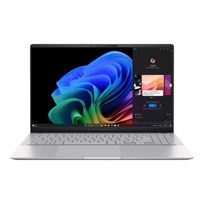 Asus Vivobook S S5507QA-MA112W | Cool Silver | 15.6 " | OLED | 3K | 2880 x 1620 pixels | Glossy | Snapdragon X Elite | X1E 78 100 | 32 GB | LPDDR5X | Solid-state drive capacity 1000 GB | Qualcomm Adreno GPU | Windows 11 Home | 802.11be | Bluetooth version