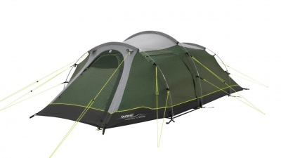 Outwell Two Room Tunnel Tent | Earth 3 Plus | 3 person(s) | Green