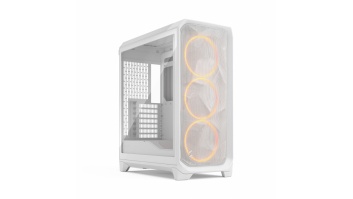Fractal Design Meshify 3 | White RGB TG Clear Tint | Mid-Tower | Power supply included No | ATX