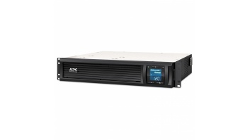 Schneider Electric APC Smart-UPS C, Rackmount 2U, 4x IEC C13 outlets, SmartConnect port, USB and serial communication, AVR, graphic LCD | SMC1000I-2UC | 1000 VA | 600 W | 230 V